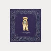 ราคา POLO RALPH LAUREN POLO BEAR COTTON-SILK SCARF (25941640723)