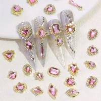 ราคา เพทายตกแต่งเล็บโลหะผสม Rhinestone คริสตัลเล็บเล็บสติกเกอร์หิน Sparkle เพชร 20 ชิ้น NIBIRUDU (28253209453)