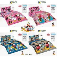 ราคา ใหม่ 4 ลาย! TOTO โตโต้ ชุดผ้าปูที่นอน Mickey Mouse มิกกี้เม้าส์ #Total มิกกี้ มินนี่ Minnie (42808722015)