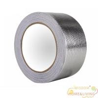 ราคา WISDOM เทปอลูมิเนียมฟอยล์, 10M เทปอลูมิเนียมฟอยล์ไฟเบอร์กลาสอุณหภูมิสูง, เทปท่อเงินแบบมีกาวในตัว (53652630759)