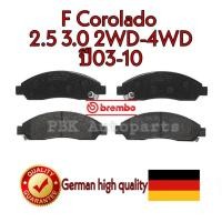 ราคา BREMBO ผ้าเบรคหน้า เชฟโรเลท โคโรลาโด 2.5-3.0 ปี03-10 2WD-4WD (2150792944)