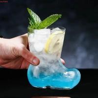 ราคา XUITIAN Boots ถ้วยแก้ว, แก้วรองเท้าที่มองเห็นได้โปร่งใส, Creative 380ml ความจุขนาดใหญ่ถ้วยค็อกเทล Party (53152450553)