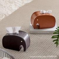 ราคา ห้องนั่งเล่นกล่องกระดาษทิชชูระดับไฮเอนด์แสงหรูหราตกแต่งเครื่องประดับหนังช้างโชคดีสร้างสรรค์ครัวเรือนโต๊ะรับประทานอาหารโต๊ะกาแฟ เยี่ยมเลย (57302401602)