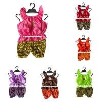 ราคา ชุดไทยเด็กผู้หญิง ชุดไทยเด็กเล็ก ชุดไทยเด็กคอกระเช้า ชุดไทยผ้ามันสีสดใส (14441781625)