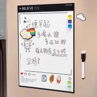 ราคา แม่เหล็กติดตู้เย็น แม่เหล็กติดตู้เย็นน่ารัก กระดานข้อความ สติ๊กเกอร์ติดผนังแม่เหล็กลบได้ กระดานดำขน (41904243262)