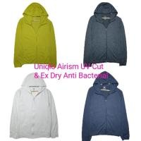 ราคา เสื้อแขนยาว มีฮู้ด Uniqlo สำหรับผู้ชาย Airism UV Cut และ Anti Bacterial มือสอง (UNM) เสื้อกันแดด (8452873689)