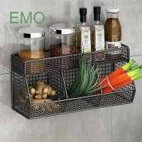 ราคา ห้องครัวติดผนัง ต่อย-ฟรี เครื่องปรุงรสเครื่องเทศชั้นวางกระเทียมขิงหัวหอมตะกร้าเก็บขวดปรุงรสชั้นวางหลายตารางจัด (40904853013)