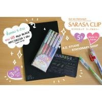 ราคา ปากกา Sarasa Clip Marble Color Gel Pen 0.5 mm สั่งซื้อครบเซต 5สี แถมสมุด Black art / decor 1 เล่ม (2361303766)