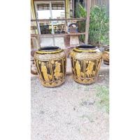 ราคา โอ่งน้ำ โอ่งนูนลายแปดเซียน (42326787721)