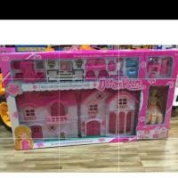 ราคา บ้านตุ๊กตาบาร์บี้หลังใหญ่ พร้อมตุ๊กตาบาร์บี้เจ้าหญิงแสนสวย (226503906)