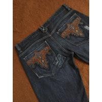 ราคา กางเกงยีนส์สียีนส์ริมแดง (23784067135)