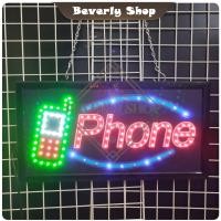 ราคา Phone ขนาด 48 * 25 * 2 cm ป้ายไฟ LED ป้ายไฟตัวอักษร ป้ายไฟสำเร็จรูป ตกแต่งหน้าร้าน (24065452633)