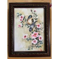ราคา ภาพวาดนกคู่ ภาพวาดมงคล ขนาดA4 พร้อมกรอบ แขวนได้ตั่งได้ ภาพวาดสีน้ำ นำไปตกแต่งบ้านร้านค้า เสริมมงคลโชคลาภ (29587093196)