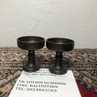 ราคา แจกันวางบูชาทองเหลืองงานญี่ปุ่น กว้าง 5.5cm สูง 6.5cm (27313302813)