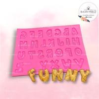 ราคา (พร้อมส่ง) พิมพ์ซิลิโคน พิมพ์ซิลิโคนสามมิติ ฟองดองตัวอักษร พิมพ์วุ้น พิมพ์ขนม แม่พิมพ์ตัวอักษรภาษาอังกฤษ (4296584598)