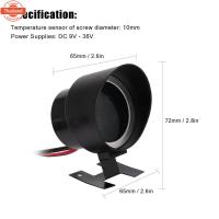 ราคา 2in1 เกจ์วัดโวลท์แตเตอรี่+วัดความร้อนดิจิตอลแที่ วัดโวลท์รถยน เครื่องวัดอุณหภูมิ 12/24V สมาร์ทเกจ พร้อมเซนเซอร์ 10mm (42669342385)