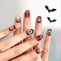 ราคา เล็บปลอมฮาโลวีน 12ชิ้น/ชุด เล็บปลอมสำเร็จรูป Halloween แถมฟรี กาวซิลิโคนแบบแผ่น คละลาย ส่งไว จากกทม. (40511196261)