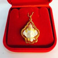 ราคา จี้พระพิศเนศเลี่ยมทอง ทองแท้90% เลี่ยมกันน้ำ (1926448779)