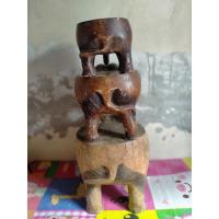 ราคา เก้าอี้ช้างทำจากไม้/ของเก่าสะสม (27213344662)