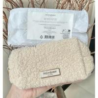 ราคา ✨แท้จากเว็ป✨ YSL Shearling mini pouch สี beige (27202250939)