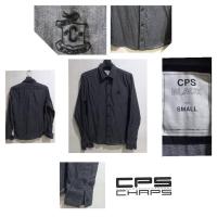 ราคา เสื้อเชิ้ตผู้ชาย สีเทาดำ แบรนด์ CPS มือสอง (19265280897)