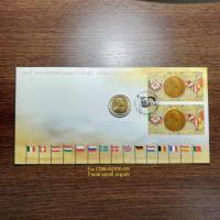 ราคา แสตมป์ซองวันแรกจำหน่ายที่ระลึก100ปีรัชกาลที่5เสด็จประพาสยุโรป(สภาพเก่าเก็บ)+เหรียญ10 บาทสองสีวาระเดียวกัน(สภาพใหม่ ) (23447913066)