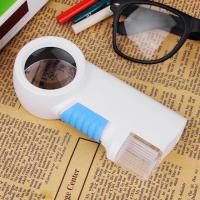 ราคา แว่นขยายอ่านหนังสือ แว่นขยายด้ามจับ กำลังขยาย12X พร้อมไฟส่องสว่าง รุ่นTH-7011 (1824510330)