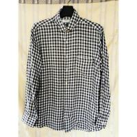 ราคา เสื้อเชิ้ต​แขน​ยาว​ เสื้อเชิ้ต​ลาย​สก็อต​ Uniqlo (22267524514)