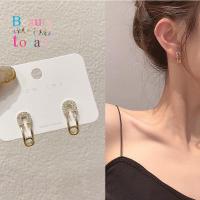 ราคา เครื่องประดับต่างหูที่ละเอียดอ่อนแฟชั่นทองโลหะผสม พลอยเทียม เข็มหมุด ต่างหูสตั๊ดสําหรับผู้หญิง (43763465012)