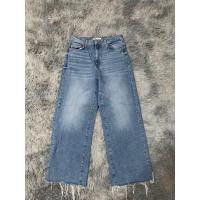 ราคา K032 กางเกงยีนส์ทรงขากระบอกเอวสูง Zara มือสองเอว31นิ้ว (22119885933)