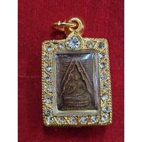 ราคา พระสมเด็จวัดปากน้ำภาษีเจริญ รุ่นแรกเคลือบแถลงพร้อมกรอบทองไมครอนฝังพลอยแท้ (48350723262)