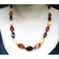 ราคา สร้อยคออำพัน หลากสี โทนสีเหลือง ส้ม น้ำตาลแดงคลาสสิค 14.65 กรัม อำพันแท้ล้วนทั้งเส้น จากประเทศโปแลนด์ (1961176848)