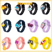 ราคา TSUMUGI สายรัดข้อมือเด็ก,เปลี่ยนการ์ตูนเด็กสร้อยข้อมือ,รูปแบบตกแต่งน่ารักซิลิโคนกันน้ํา Tracker สร้อยข้อมือสําหรับ AirTag Tracker อุปกรณ์เสริม (29585988209)