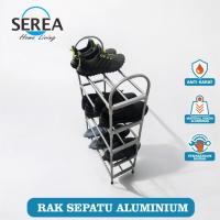 ราคา ชั้นวางรองเท้าอลูมิเนียม 5 ชั้น / ที่เก็บรองเท้าอลูมิเนียม / ที่เก็บรองเท้าอลูมิเนียม 5 ชั้น น็อคดาวน์ (29025162147)