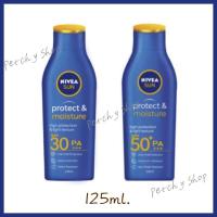 ราคา NIVEA Sun Protect & Moisture Body SPF50 PA+++/SPF30 PA+++ 125ml. (29604446173)