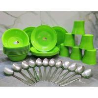 ราคา ชุดช้อนส้อม จาน แก้ว ช้อน ชาม ชุด (28893598833)