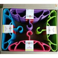 ราคา Work ขายยกลัง ไม้แขวน ไม้แขวนเสื้อ ไม้แขวนผ้า Hangar 120 ชิ้น/ลัง 4 สี หนามาก (7633832396)