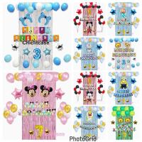 ราคา ชุดลูกโป่งวันเกิดการ์ตูนพร้อมตัวการ์ตูนสวนสัตว์ นักบินอวกาศ ฉลาม เจ้าหญิง มิกิ (40221550278)