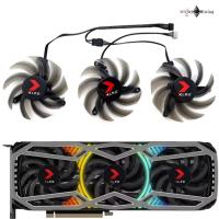 ราคา พัดลมการ์ดจอ PNY GeForce RTX3070 3070ti 3080 3080ti 3090 XLR8 REVEL EPIC-X RGB Triple Fan Graphics Card TH8015S2H-PCC01 (27323238608)