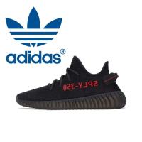 ราคา Adidas origins Yeezy Boost350V2 with black and red letters "Bred" for anti slip and wear reduction Shock low top sports (17199406392)