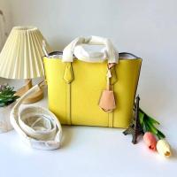 ราคา กระเป๋าสะพายข้าง กระเป๋าถือ TORY BURCH PERRY Small Triple Compartment Tote Crossbody Bag In CALENDULA (25426456486)