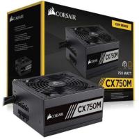 ราคา POWER SUPPLY (อุปกรณ์จ่ายไฟ) CORSAIR 750W CX750M (80+ BRONZE)-มือสอง ราคาถูก! -พร้อมกล่อง สายครบ (4155985923)