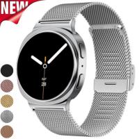 ราคา ตาข่ายสายสแตนเลสสําหรับ Samsung Galaxy 8/8Classic 40 มม.44 มม.46 มม.สร้อยข้อมือผู้ชายโลหะสําหรับ Galaxy Watch Ultra(2025) 47 มม.สายรัดข้อมือ (40814117831)
