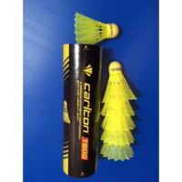ราคา ลูกแบดมินตัน *ยกหลอด* ,แท้%ซื้อลูกแบดมินตัน CARLTON T800 สีเหลือง สีขาว (1948491627)