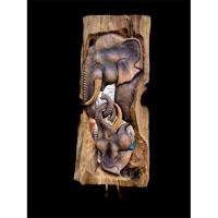 ราคา ไม้แกะสลักรูปช้าง ขนาด 50 cm ✅ วัสดุ: ไม้แท้ งานแกะสลักมือ ✅ ดีไซน์สวยงาม รายละเอียดคมชัด (43207249894)