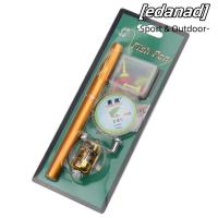 ราคา EDANAD คันเบ็ดแบบปากกา พับได้ ทำจากอลูมิเนียมอัลลอยด์สีสันสดใส (41075271064)