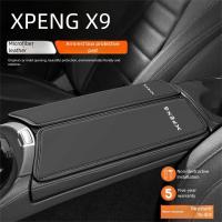 ราคา เหมาะสําหรับ XPENG X9 ที่เท้าแขนกล่องเบาะภายในรถรถข้อศอกสนับสนุนเบาะ XPENG X9 เซ็นทรัลควบคุมที่เท้าแขนกล่องฝาครอบป้องกัน (29336791439)