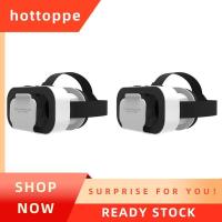 ราคา hottoppe2X BOX 5 Mini 3D แว่นตาแว่นตา VR ชุดหูฟังสําหรับกระดาษแข็ง Smartp สีขาว (27843073626)