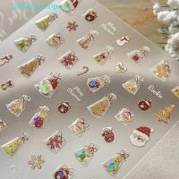 ราคา ThrillionCatalpa 5D Jelly Shell Gloss Christmas Nail Art สติกเกอร์ Santa Claus Snowflake Christmas Tree คุกกี้กระเป๋าสติ๊กเกอร์ติดเล็บตกแต่ง TH (43326665069)