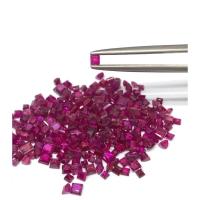 ราคา A039 - สี่เหลี่ยม 2.8 มิล พลอยทับทิมพม่าแท้ พลอยสวย เหลี่ยมสวย ไฟดี ราคากะรัตละ 960 บาท (6589057303)